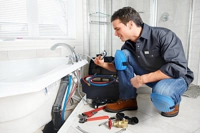 Bathroom plumbing remodel